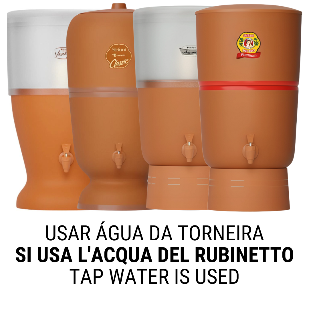 Clay Water Filter and Purifier São João PREMIUM 8L