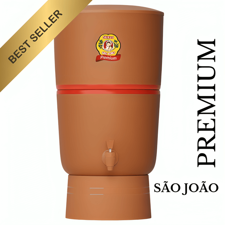 Clay Water Filter and Purifier São João PREMIUM 8L
