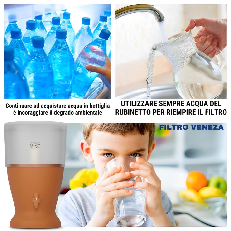 Ceramic Water Filter and Purifier São João VENEZA 8L
