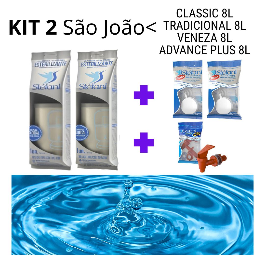 Ceramic Water Filter and Purifier KIT Advance Plus