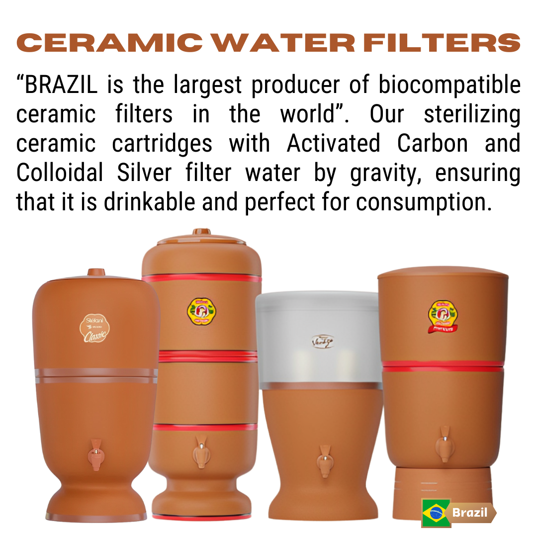 Ceramic Water Filter and Purifier São João TRADICIONAL 8L